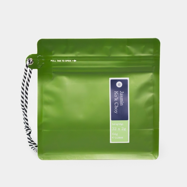 Riantea Jasmine Green Tea 32×2 g — Премиальный жасминовый зелёный чай в пирамидках