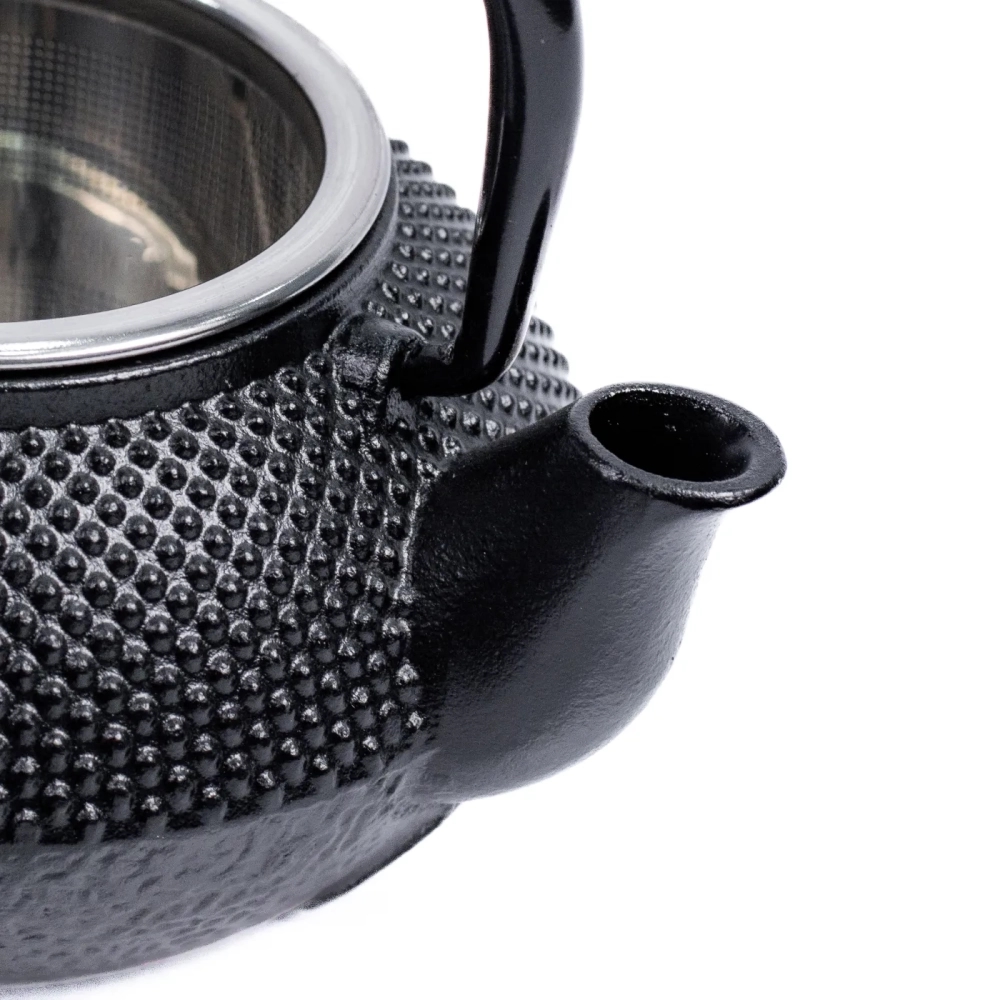 Эмалированный чугунный чайник